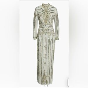 ASOS Design maxi dress with art nouveau embellishment